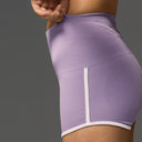 Limtiless snatched ruched back booty shorts - LILAC
