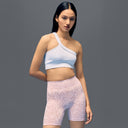 Limitless snatched high waisted ruched back shorts - Pink