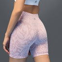 Limitless snatched high waisted ruched back shorts - Pink