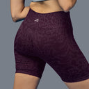 Limitless snatched high waisted ruched back shorts - Wine