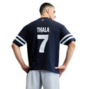 Official CSK Merch - Black Thala Men's Oversized T-shirt