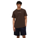 Graphic Tee Unisex Brown- Peace Out