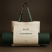 Boldfit Yoga Tote Bags - OffWhite In My Chakra Era