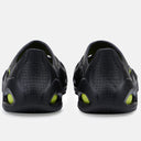 Men Slipon Dripz Sliders  - Black Neon