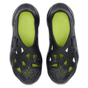 Men Slipon Dripz Sliders  - Black Neon