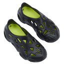 Men Slipon Dripz Sliders  - Black Neon
