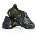 Men Slipon Dripz Sliders  - Black Neon