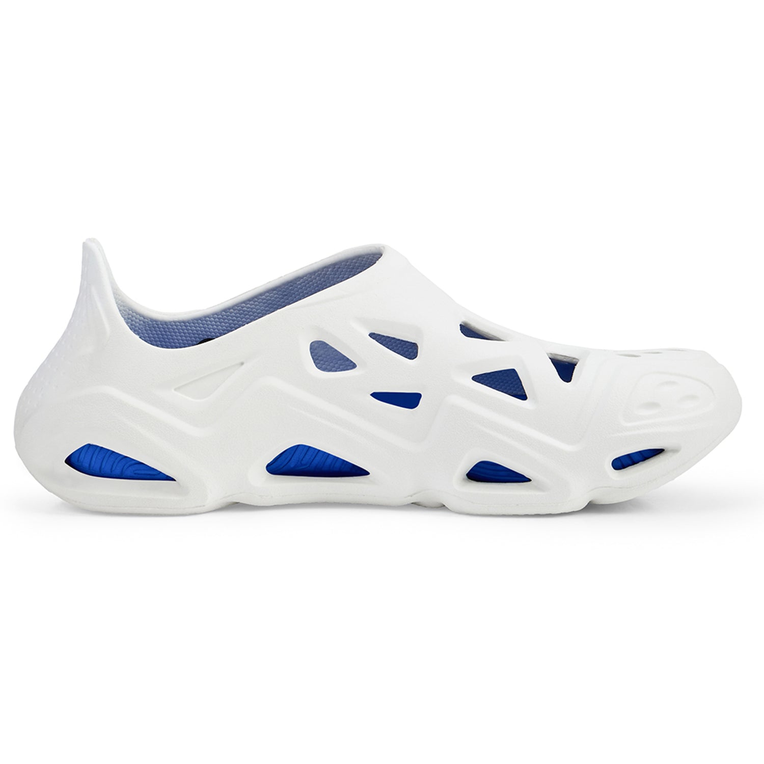 Men Slipon Dripz Sliders -  White Blue