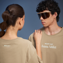 Graphic Tee Unisex Beige- Asana Addict