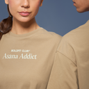 Graphic Tee Unisex Beige- Asana Addict