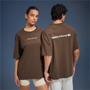 Boldfit Unisex Yoga Oversized T-Shirt Brown 02
