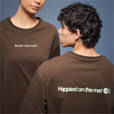 Boldfit Unisex Yoga Oversized T-Shirt Brown 02