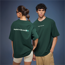 Boldfit Unisex Yoga Oversized T-Shirt Bottlegreen 02