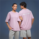 Boldfit Unisex Yoga Oversized T-Shirt Soft Pink 02