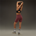 Boldfit Women Align Training Shorts Burgundy