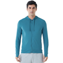 Mens Full Sleeve UV Protection Summer Jacket - Blue