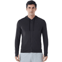 Mens Full Sleeve UV Protection Summer Jacket - Black