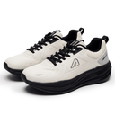 PaceX Men's Shoes- Off White Black