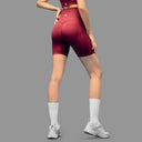 Limitless Snatched high waisted ruched back shorts - Maroon
