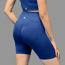 Limitless Snatched high waisted ruched back shorts - Navy Blue