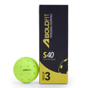 Premium Outdoor Pickleballs - Green, Set of 3