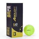 Premium Outdoor Pickleballs - Green, Set of 3