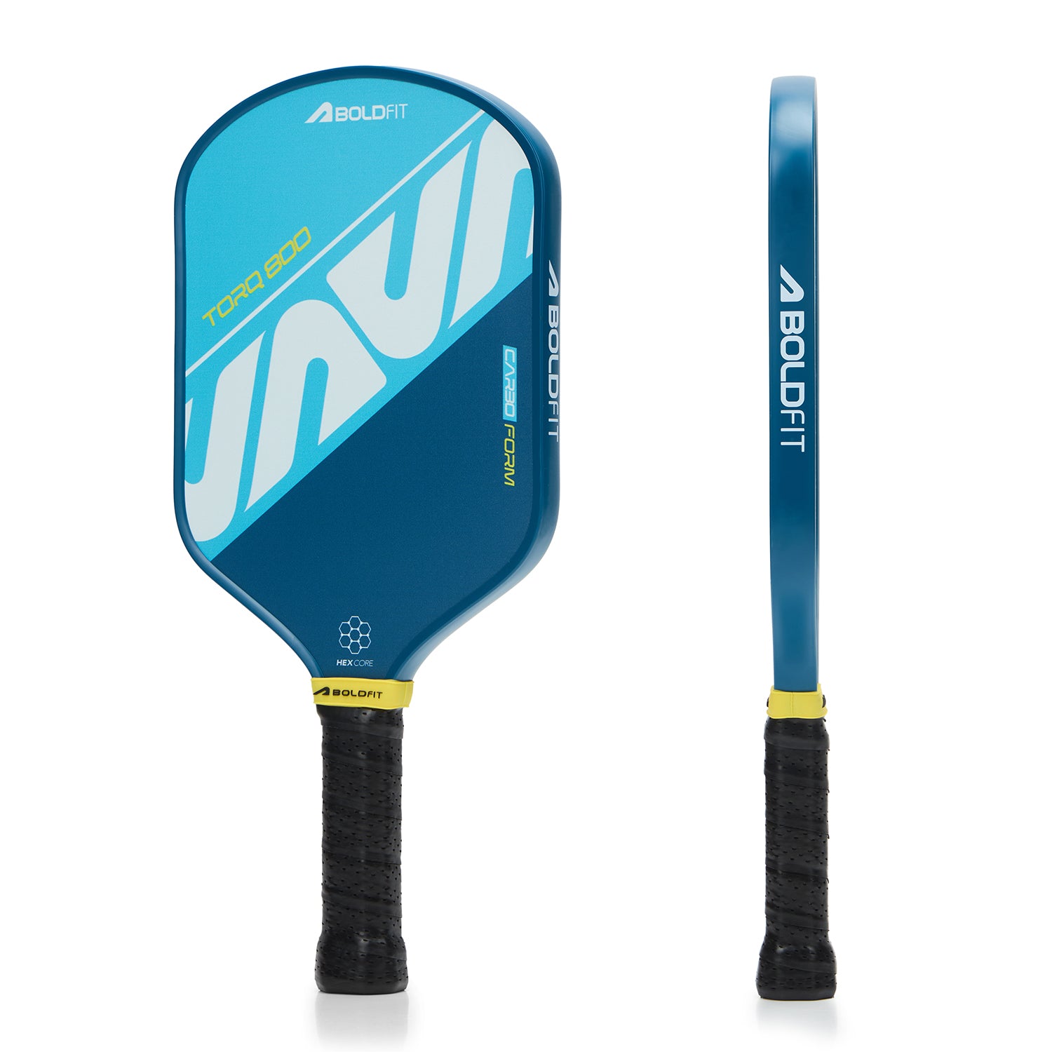 Carbon Fibre Pickle Ball Paddle Torq 16 mm Blue