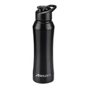 Pioneer 1L Steel Bottle with - Black