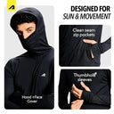 Mens Running Jacket Black