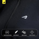 Mens Running Jacket Black