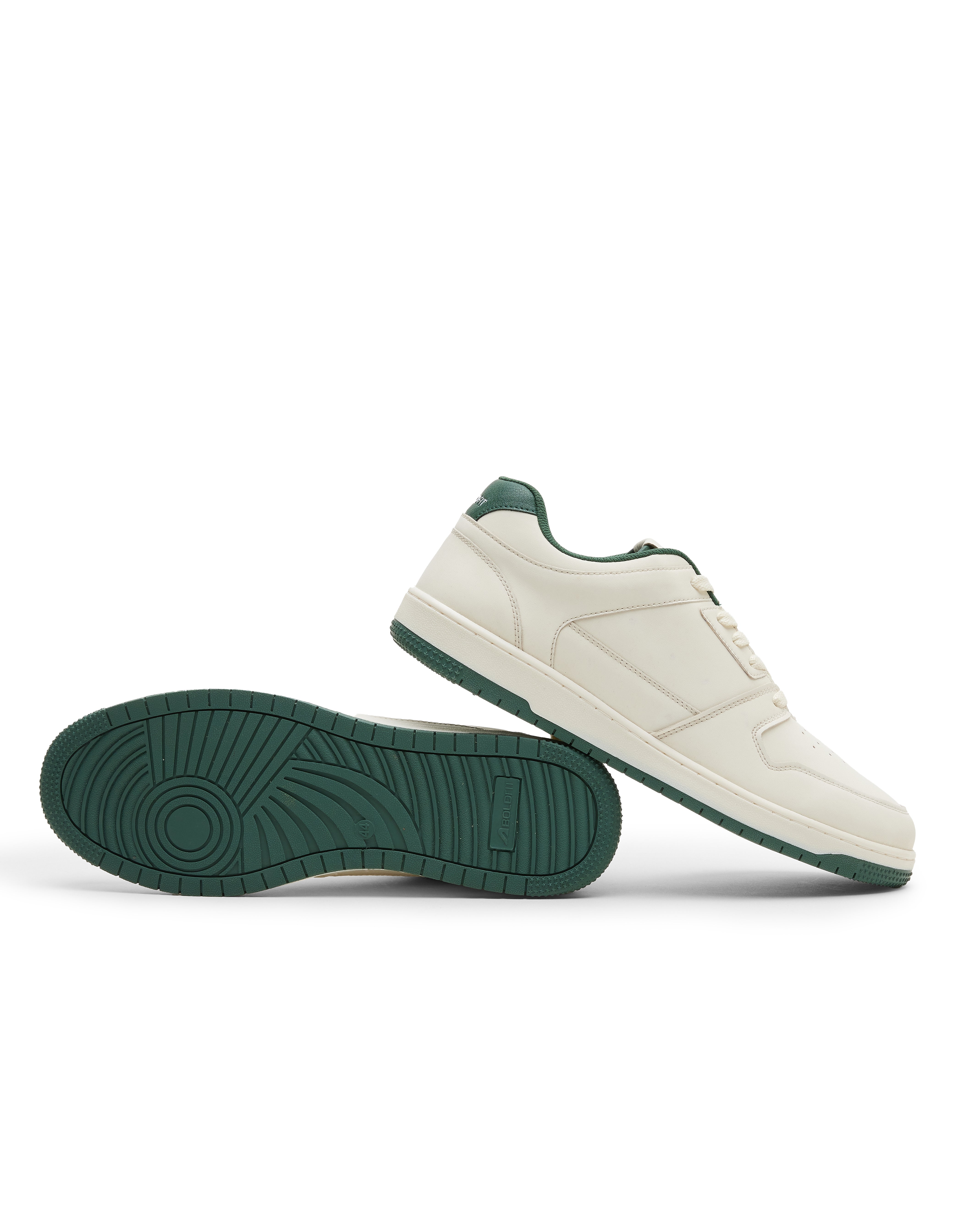 Sneakers shoes for men StreetFlow OffWhite Green – Boldfit