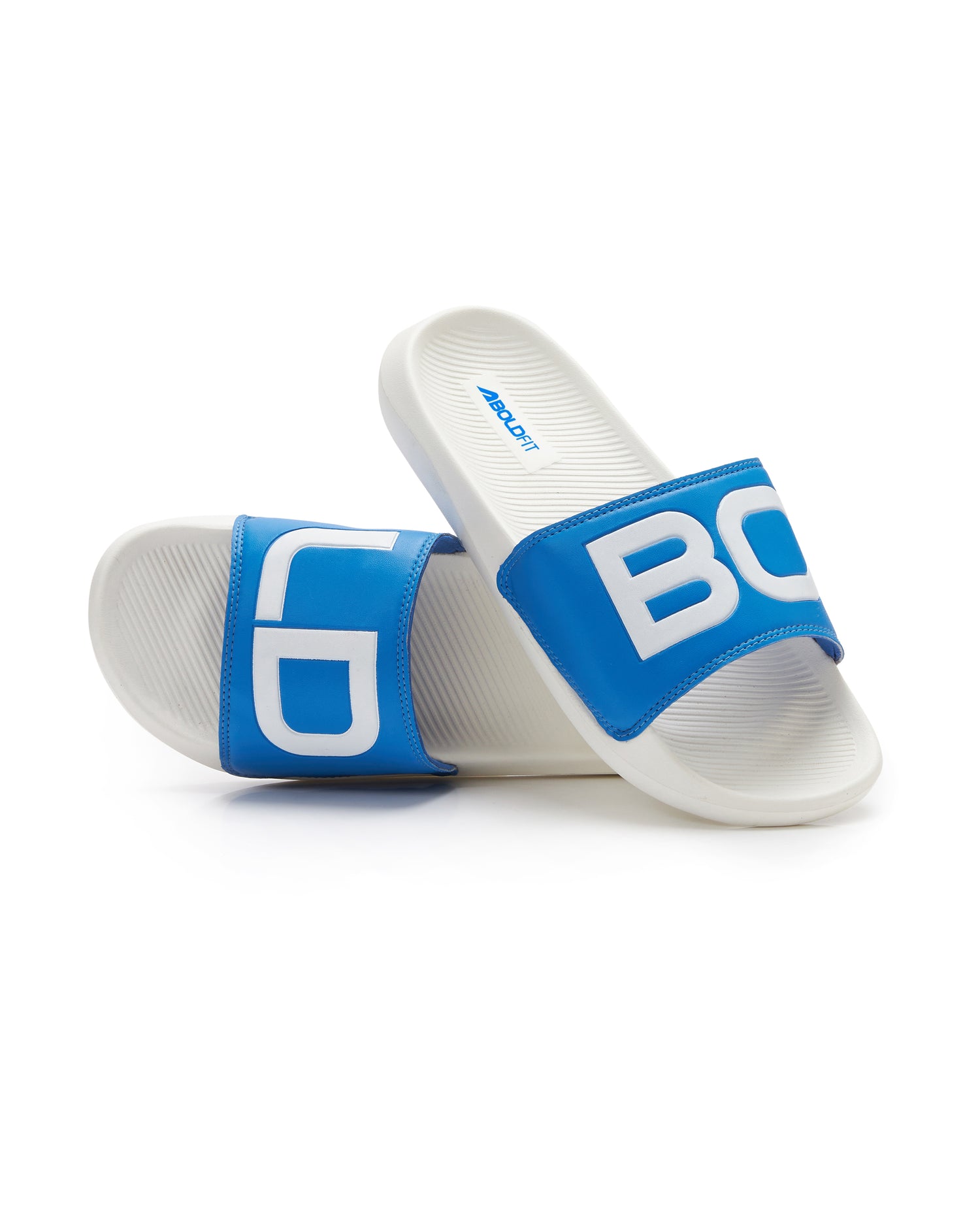 Footwear Men Basic Slidz Pu Slider Blue