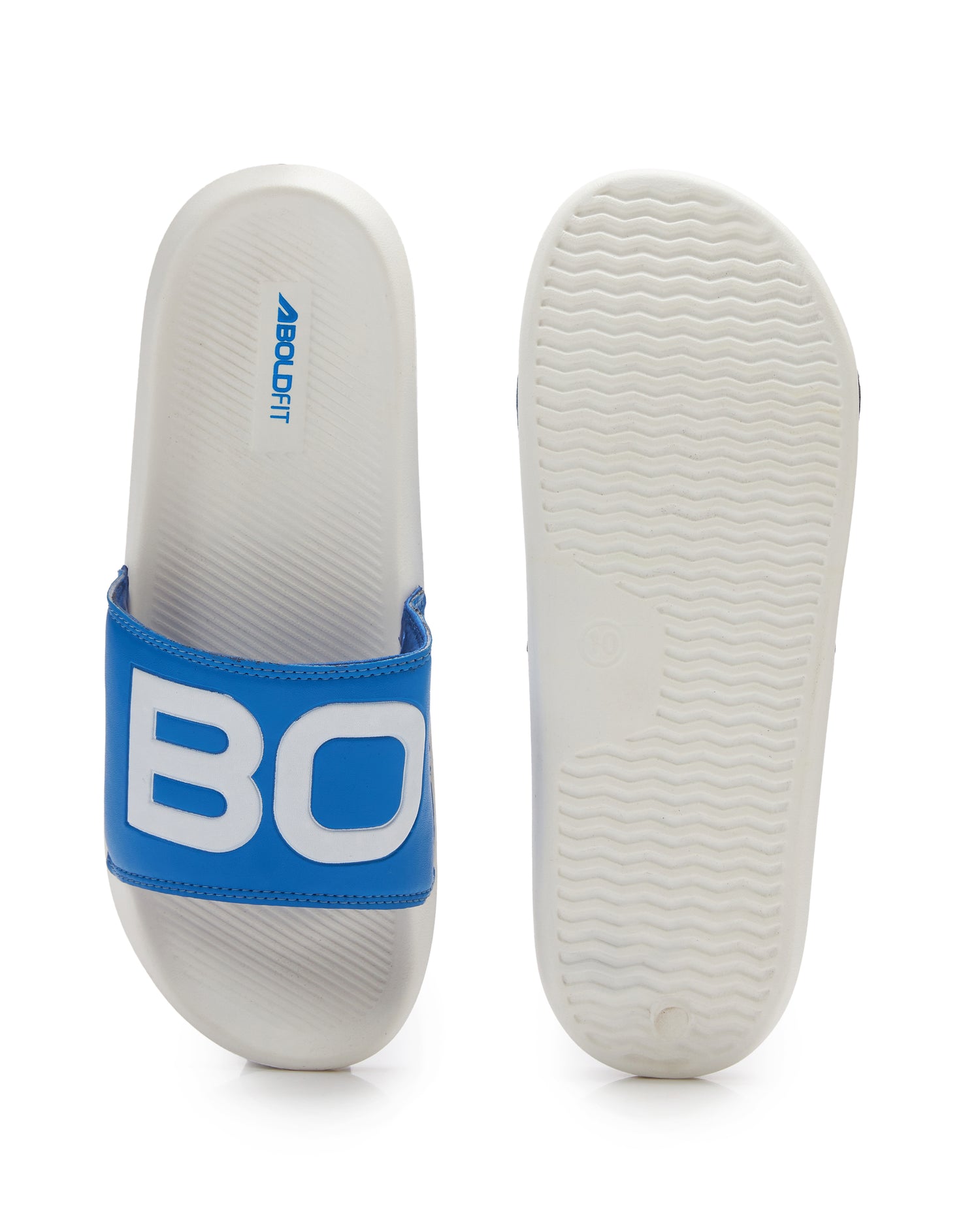 Footwear Men Basic Slidz Pu Slider Blue