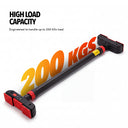 TitanGrip Pull Up Bar- Black Red