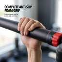 TitanGrip Pull Up Bar- Black Red