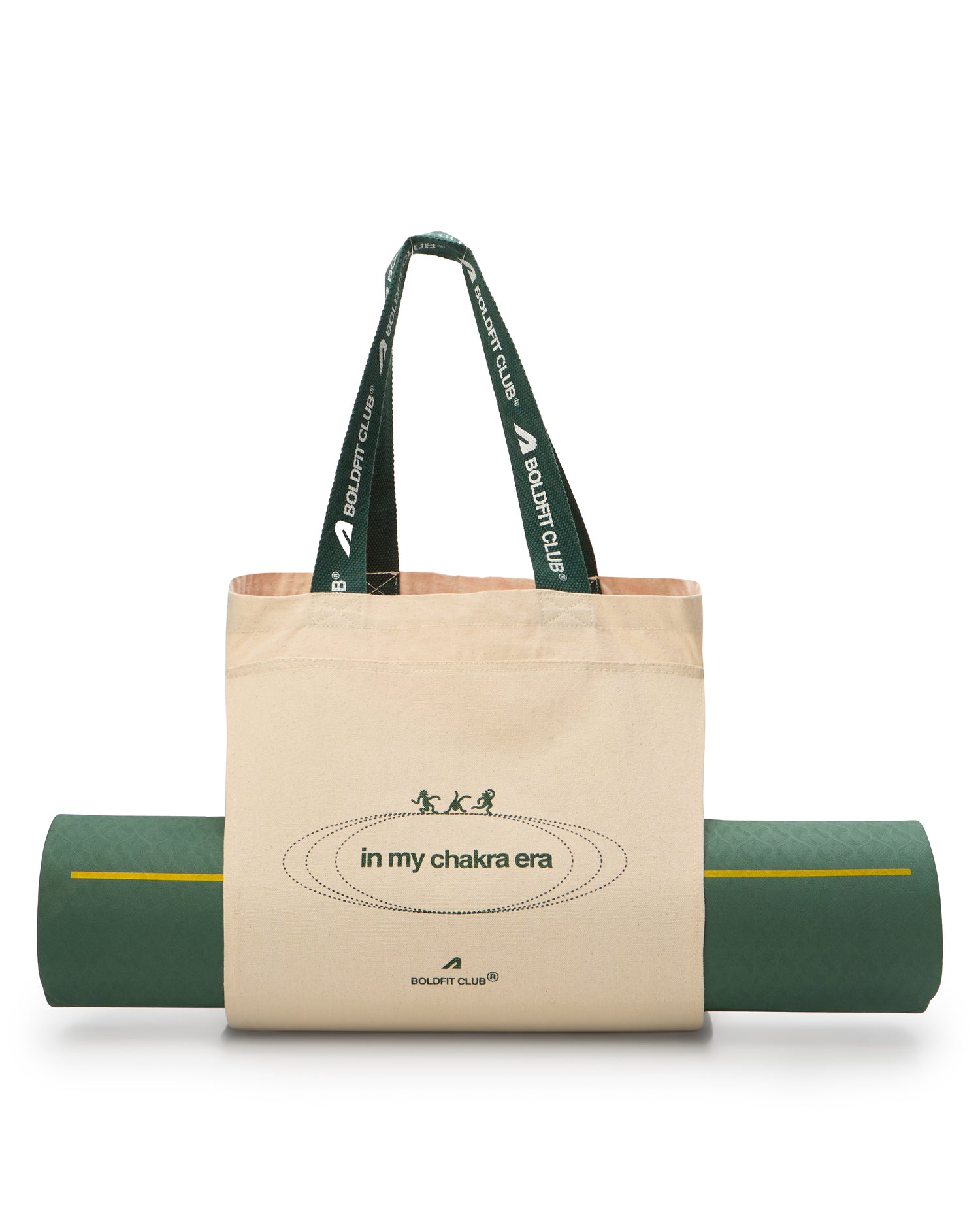 Boldfit Yoga Tote Bags - OffWhite In My Chakra Era