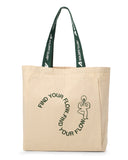 Boldfit Yoga Tote Bags - OffWhite Find your Flow