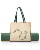 Boldfit Yoga Tote Bags - OffWhite Find your Flow