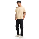 Mens Oversized T-Shirt -  Beige