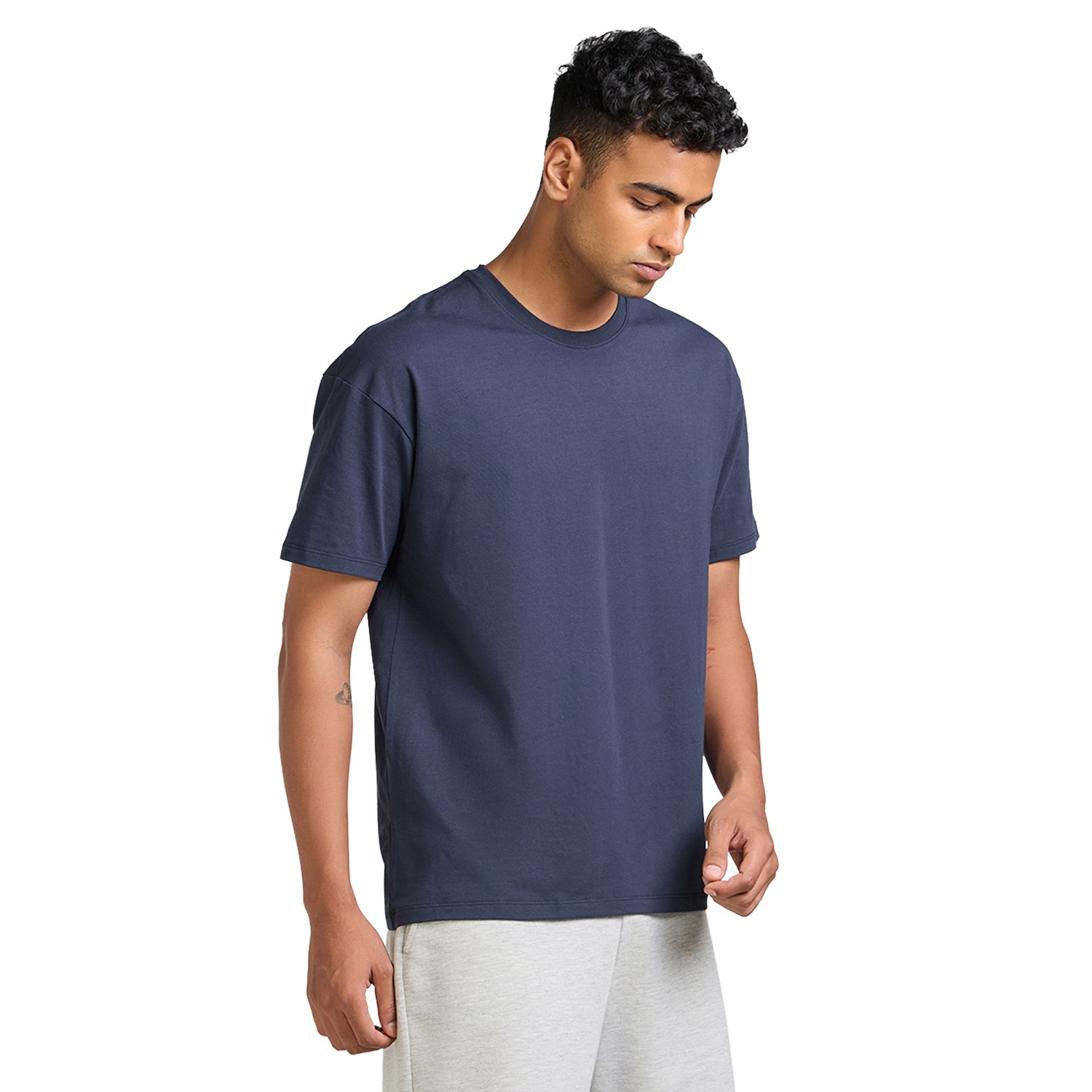 Mens Oversized T-Shirt - Navy