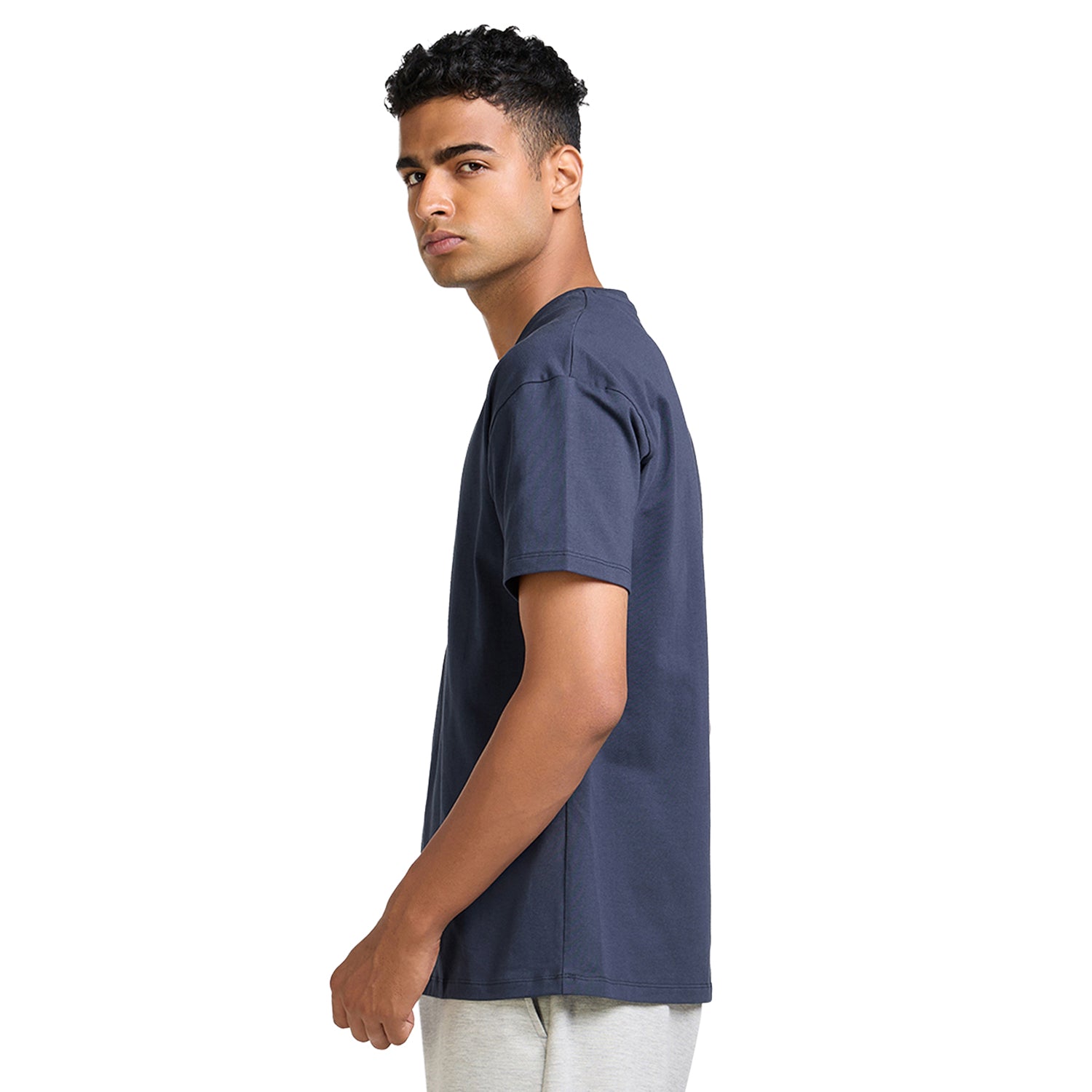 Mens Oversized T-Shirt - Navy