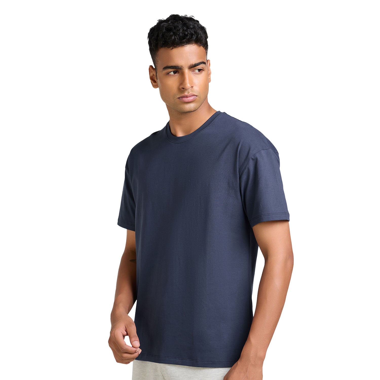 Mens Oversized T-Shirt - Navy