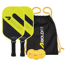 Boldfit Pickle Ball Paddle Set with 3 Balls & Box
