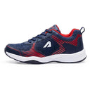Hawkeye Badminton Shoe - Navy Red