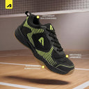 Hawkeye Badminton Shoe - Black Green