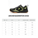 Hawkeye Badminton Shoe - Black Green