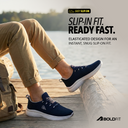 Flexcush Men Walking Shoes - Navy Blue