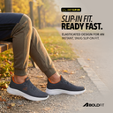 Flexcush Men Walking Shoes - Grey