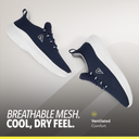 Flexcush Men Walking Shoes - Navy Blue