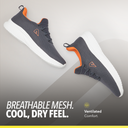 Flexcush Men Walking Shoes - Grey